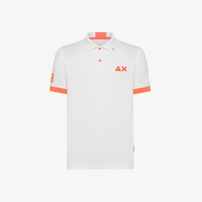SUN 68 POLO LOGO FLUO A34122 SUN 68 POLO LOGO FLUO A34122