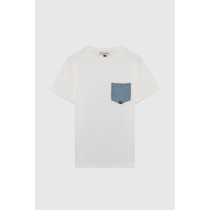 Roy Roger`s t-Shirt Uomo POCKET DENIM HEAVY