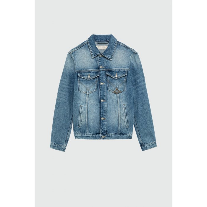 Roy Roger`s Giacca denim NEW SIMPLY RE-SEARCH MELROSE Roy Roger`s Giacca denim NEW SIMPLY RE-SEARCH MELROSE
